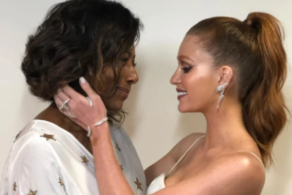 Glória Maria e Marina Ruy Barbosa