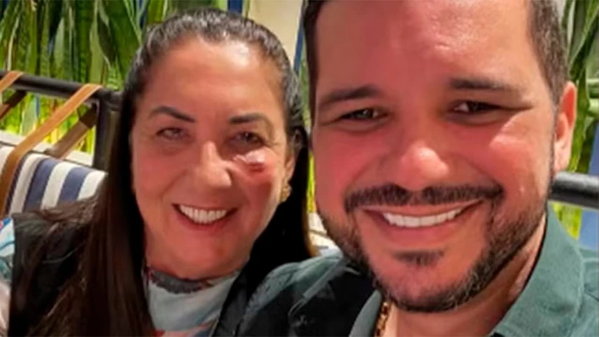 Margareth Serrão e Danilo Nascimento por Reprodução/Redes Sociais