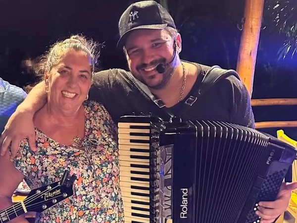 Margareth Serrão e Danilo Nascimento por Reprodução/Redes Sociais