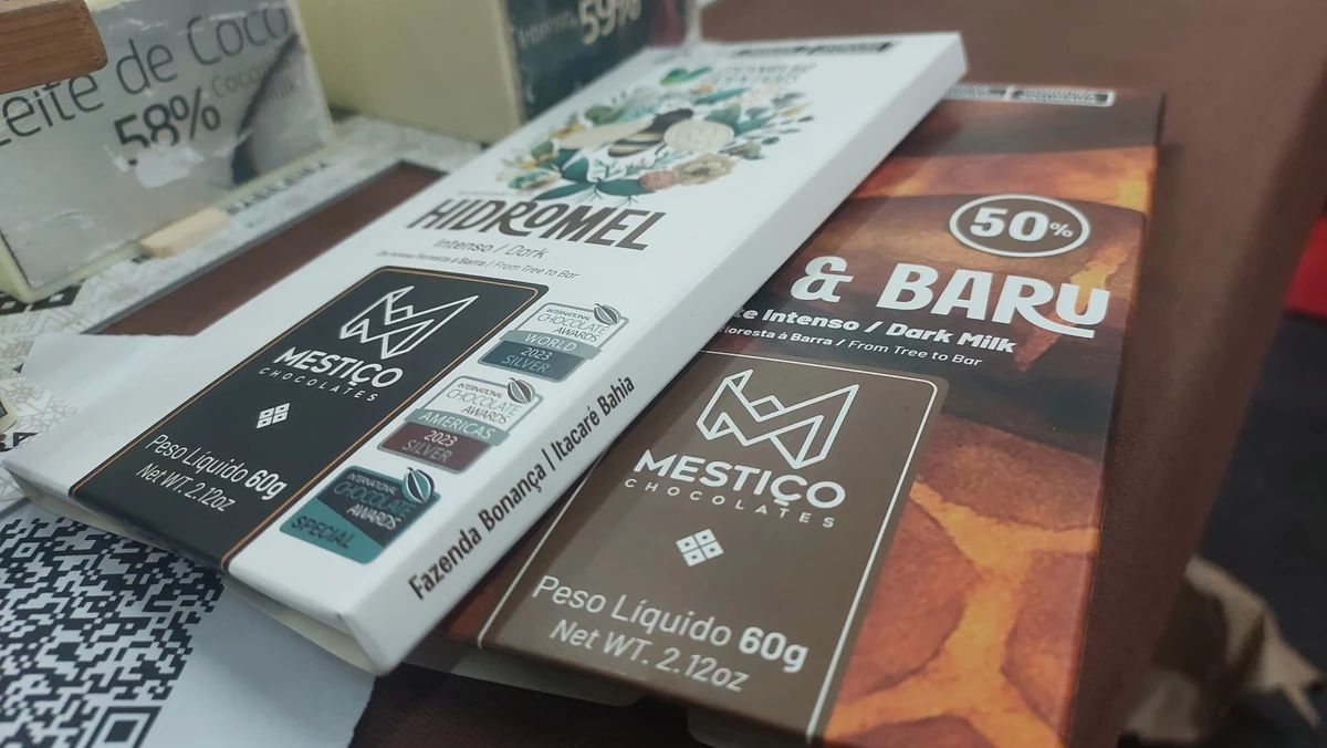 Mestiço foi uma das marcas que estiveram presentes no Chocolat Festival 2025 por Alan Pinheiro/Arquivo Pessoal