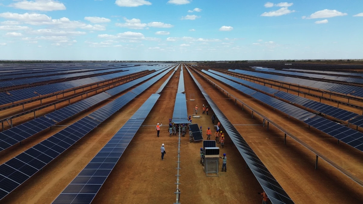 Parque Solar da Acelen, em João Dourado (BA)