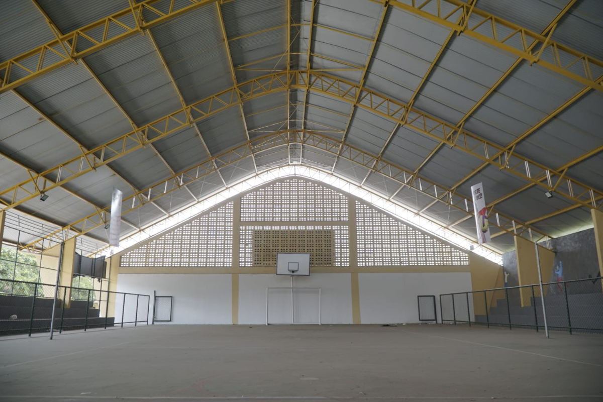 Quadra Professora Maria Celeste Santana por Ascom / Pref. Bastião