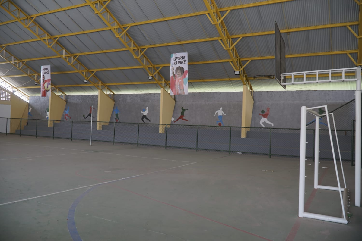 Quadra Professora Maria Celeste Santana por Ascom / Pref. Bastião