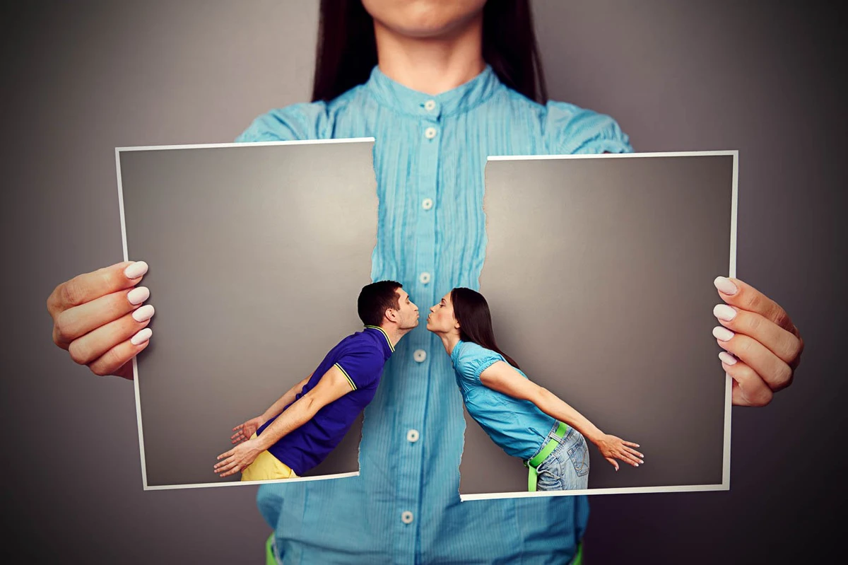 Término de namoro por Shutterstock