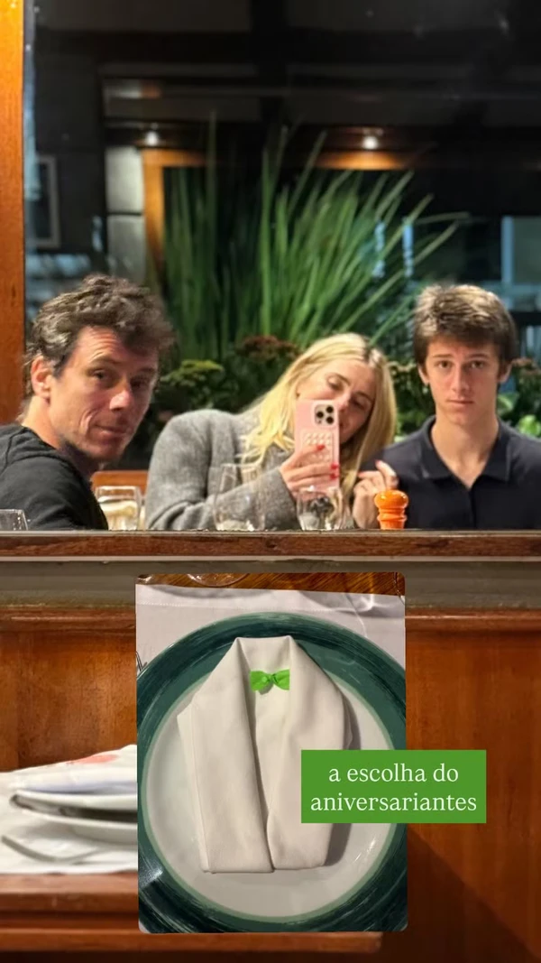 Tiago Worcman, Carolina Dieckmmann e José por Reprodução