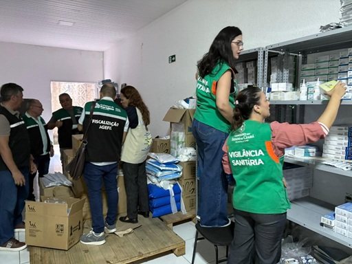 A operação foi feita em parceria com a Secretaria de Saúde do Ceará e a Agência de Fiscalização de Fortaleza (Agefis) por Divulgação/ Agefis Fortaleza