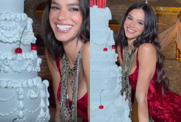 Bruna Marquezine em sua festa de 30 anos por Reprodução Instagram