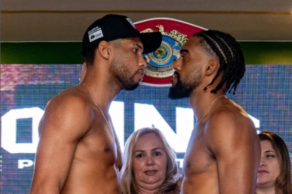 Hebert em encarada com Thiago Ferreira  por Reprodução/ @hebertwilianboxe