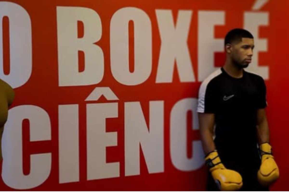 Hebert treinando  por Reprodução/ @hebertwilianboxe