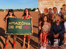 Imagem - Anitta participa de cerimônia indígena no Xingu e é homenageada com pinturas tradicionais; veja fotos