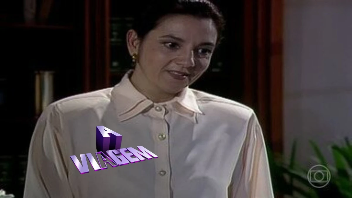 Denise Del Vecchio como Glória em A Viagem por Reprodução/Globo