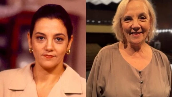 Denise Del Vecchio tinha 40 anos quando interpretou Glória em A Viagem por Reprodução/Redes Sociais 