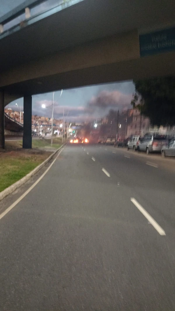 Protesto na Av. Vasco da Gama por Reinaldo Freitas/CORREIO