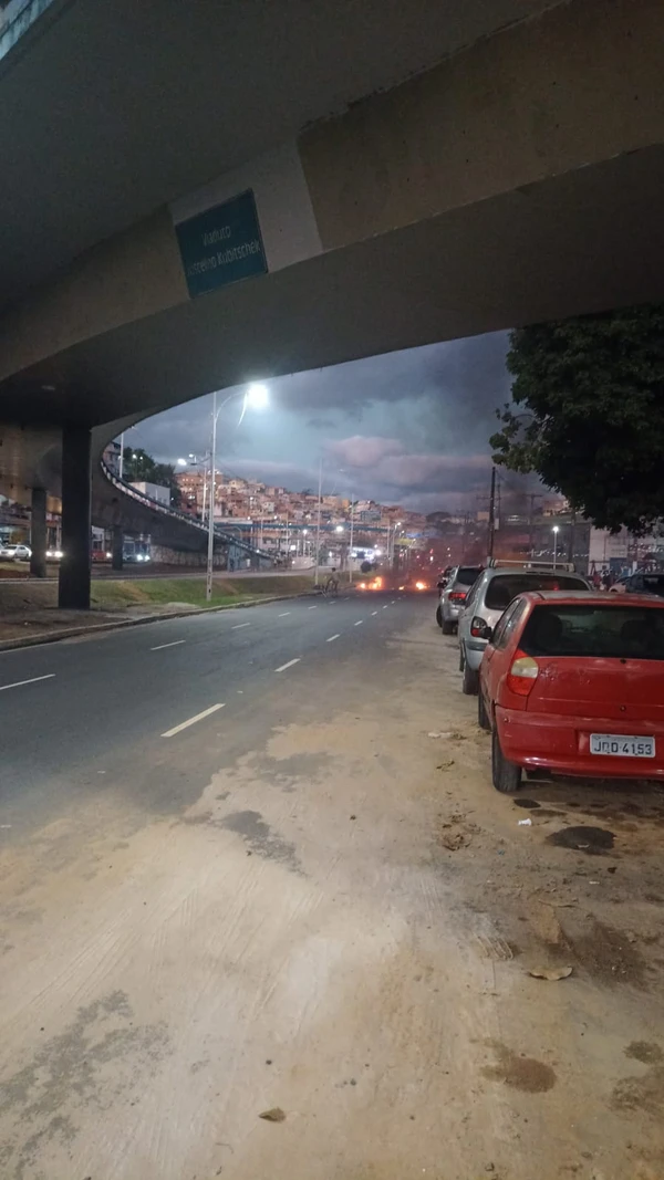 Protesto na Av. Vasco da Gama por Reinaldo Freitas/CORREIO