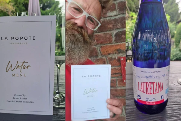 Sommelier de água epxlica qualidade da bebida
