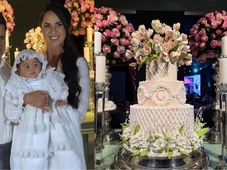 Imagem - Batizado de Clara, filha de Zezé Di Camargo e Graciele, impressiona pelo luxo e detalhes exclusivos
