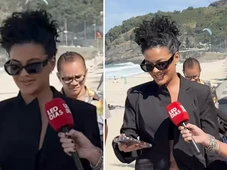 Imagem - Maria de Fátima em 'Vale Tudo', Bella Campos dá tirada em repórter e divide opiniões