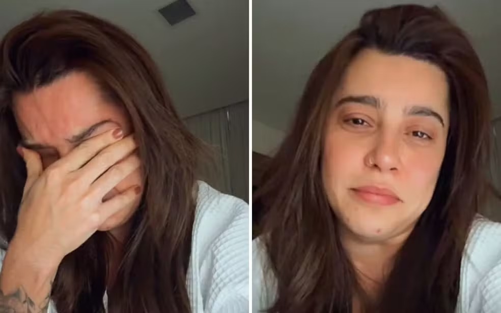 A cantora Lauana Prado se emociona ao falar sobre pouso de emergência por Reprodução/Instagram