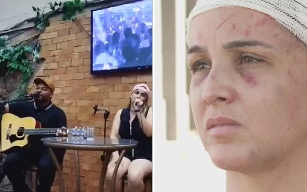 A cantora sertaneja Byanca denuncia ter sido espancada por Benício após falar ao parceiro que não queria mais o relacionamento amoroso