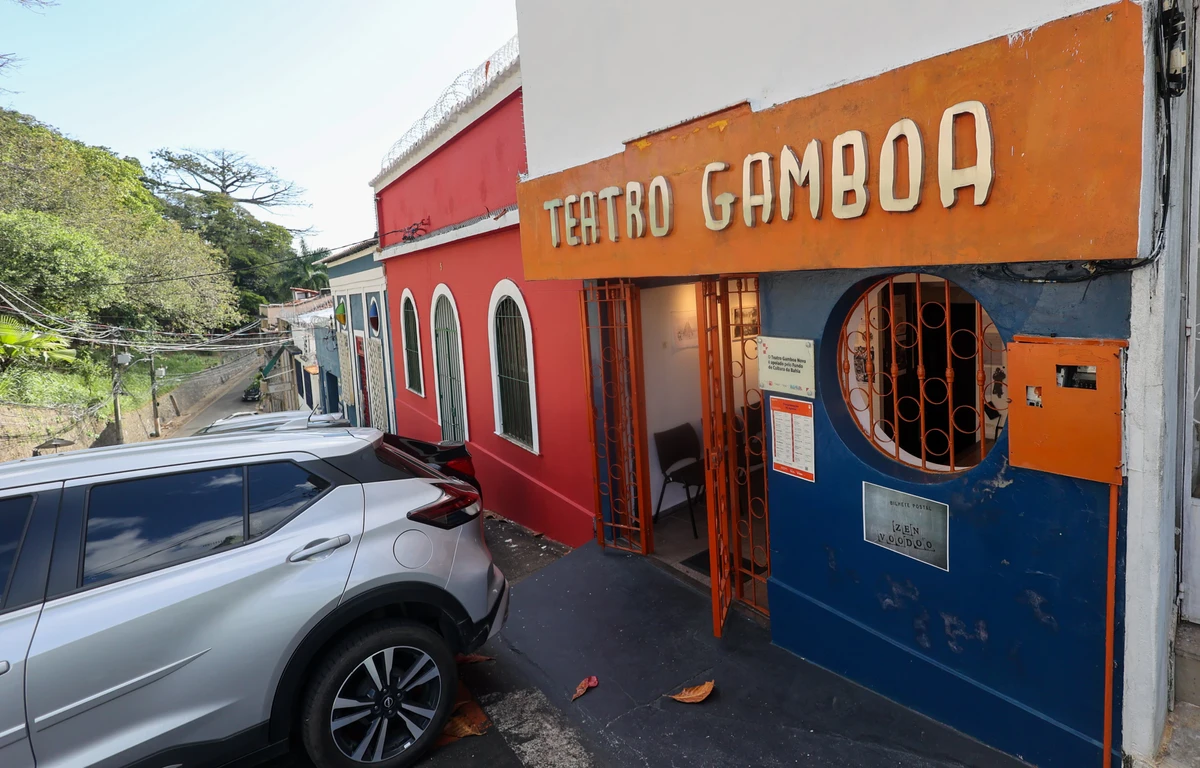 A entrada do Gamboa