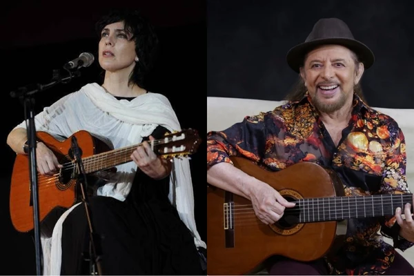 Adriana Calcanhotto e Geraldo Azevedo