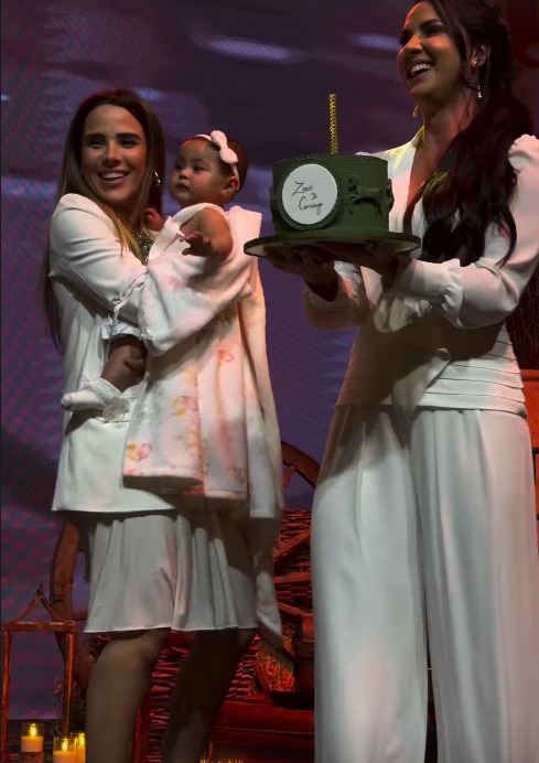 Batizado de Clara, filha de Zezé Di Camargo e Graciele por Reprodução/Instagram