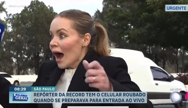 Beatriz Casadei foi surpreendida por criminoso em bicicleta