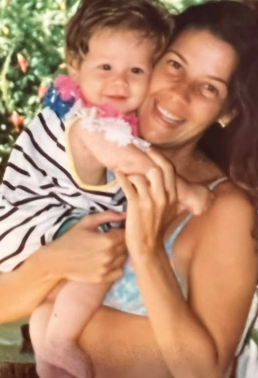 Fabiana Scaranzi e filho Felipe London por Reprodução