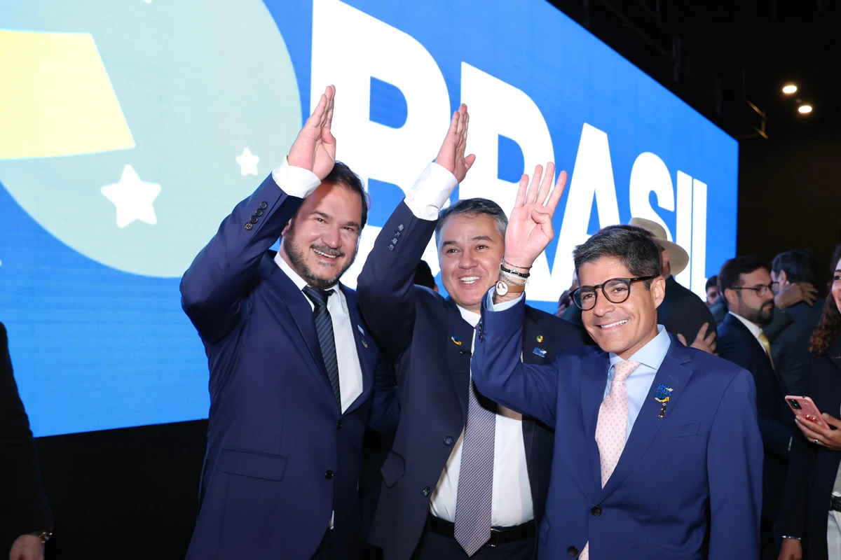 Primeira convenção oficial da Federação União Progressista (UPb), aliança entre União Brasil e PP