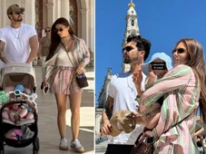 Imagem - Luan Santana surge com esposa e filha pelas ruas de Portugal