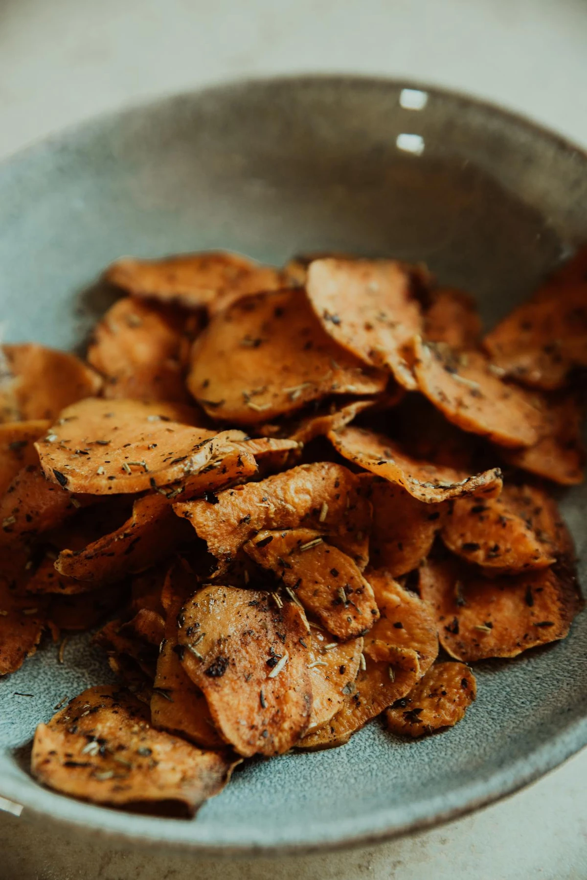 Chips de batata doce por Pexels