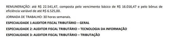 Detalhes sobre o concurso público  por Captura de tela 