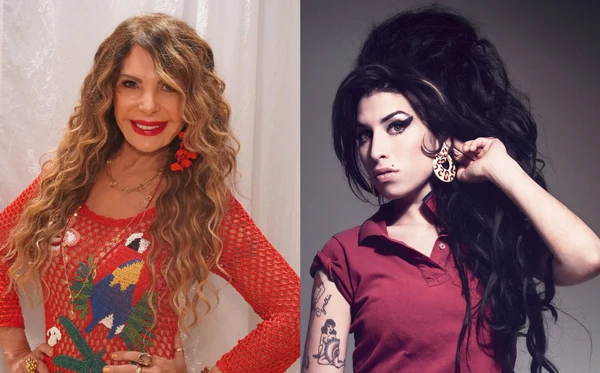 Elba Ramalho e Amy Winehouse