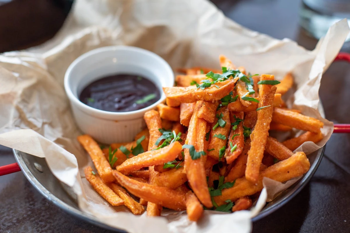 Fritas de batata doce por Pexels