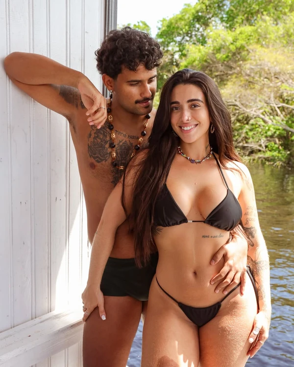 Giovanna Lima e Lucas Pizane por Reprodução/Instagram
