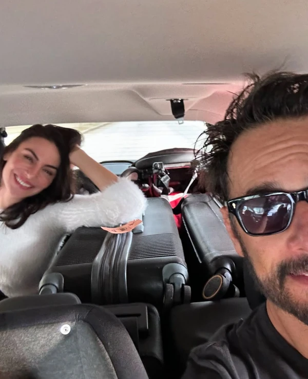 Mel Fronckowiak e Rodrigo Santoro por Reprodução/Instagram
