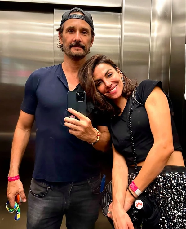 Mel Fronckowiak e Rodrigo Santoro por Reprodução/Instagram