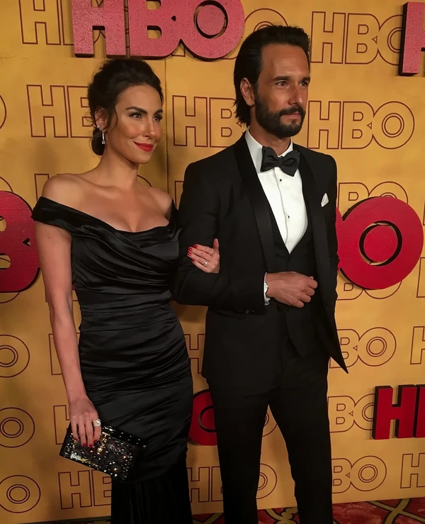 Mel Fronckowiak e Rodrigo Santoro por Reprodução/Instagram