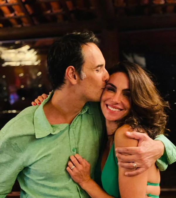 Mel Fronckowiak e Rodrigo Santoro por Reprodução/Instagram