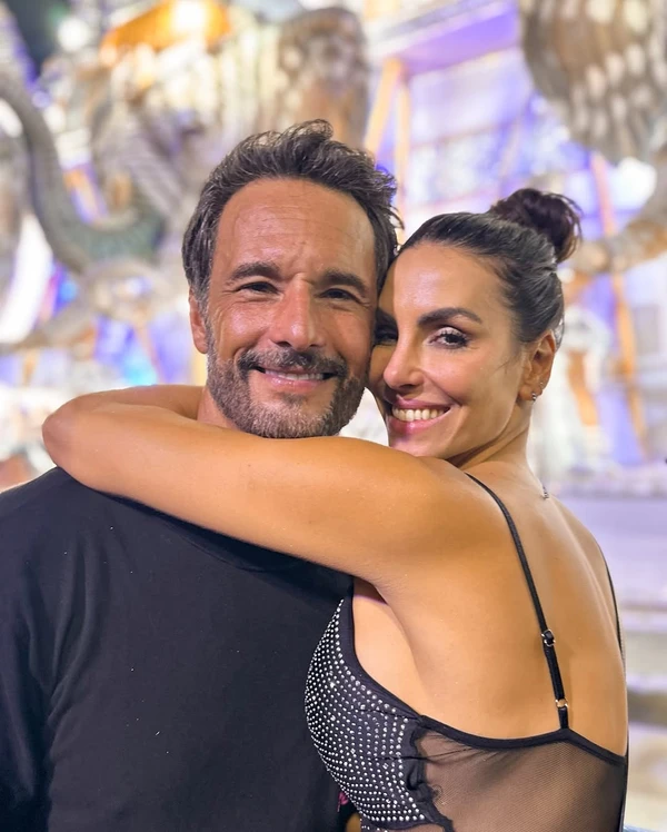 Mel Fronckowiak e Rodrigo Santoro por Reprodução/Instagram