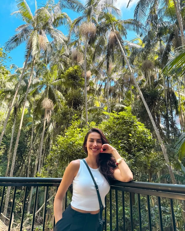 Mel Fronckowiak e Rodrigo Santoro por Reprodução/Instagram