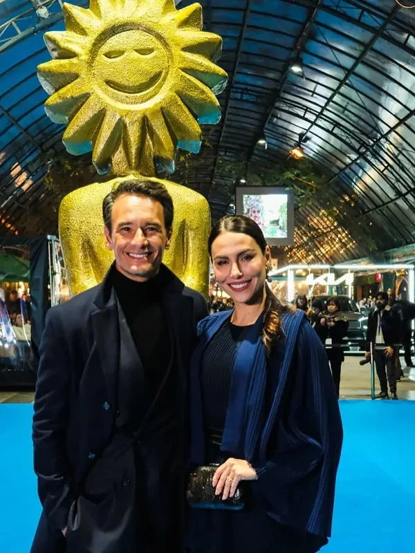 Mel Fronckowiak e Rodrigo Santoro por Reprodução/Instagram