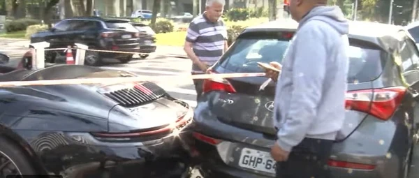 Bia Miranda e Gato Preto sofrem grave acidente em SP por Bia Miranda e Gato Preto sofrem grave acidente em SP