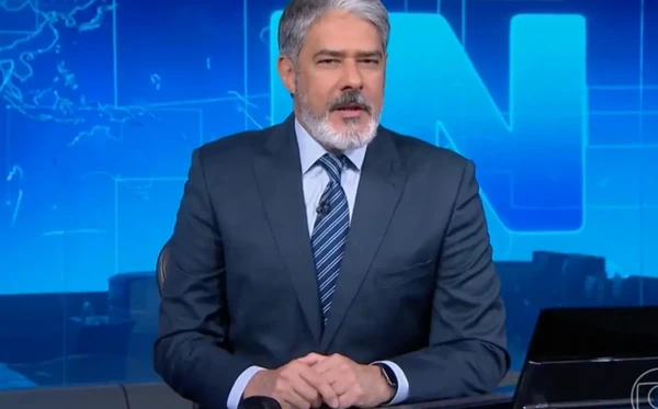 William Bonner no 'Jornal Nacional'