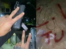 Imagem - CV invade bairro, picha paredes e faz ameaças com armas em Salvador