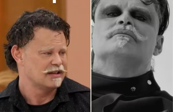 Carmo Dalla Vechia com look do personagem "As Bruxas de Salém" por Reprodução/Redes sociais