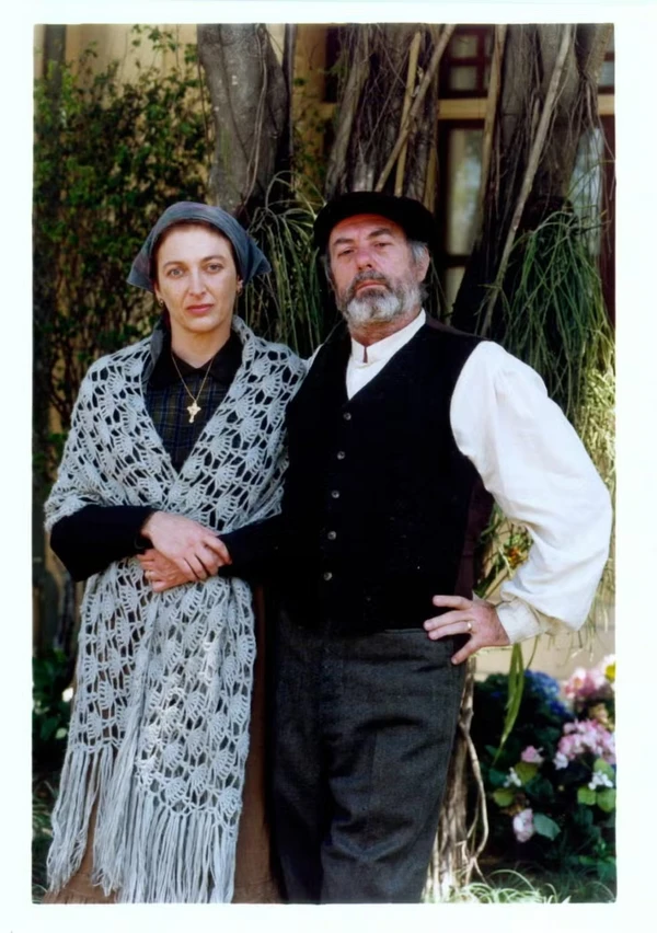 Débora Olivieri e Mario Cesar Camargo em 'Terra Nostra', 1999 por Divulgação/TV Globo   