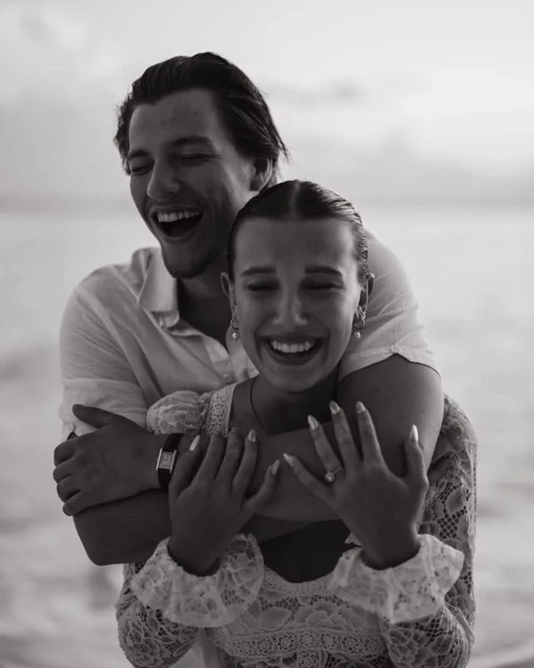 Millie Bobby Brown e Jake Bongiovi por Reprodução/Instagram