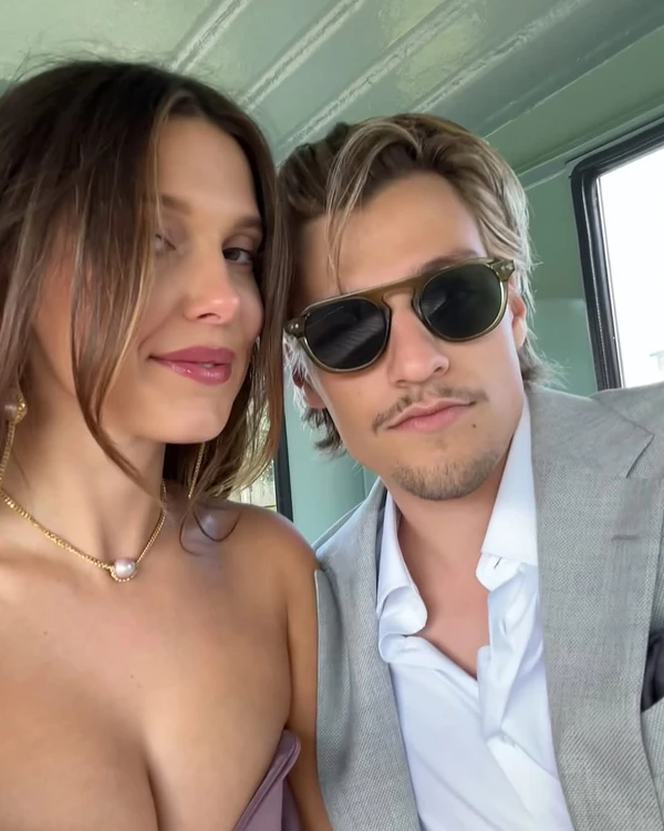 Millie Bobby Brown e Jake Bongiovi por Reprodução/Instagram