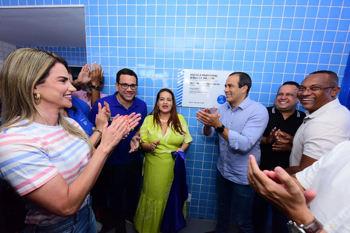 Nova Escola Municipal Jesus de Nazaré, entregue em Sussuarana por Valter Pontes/ Secom PMS
